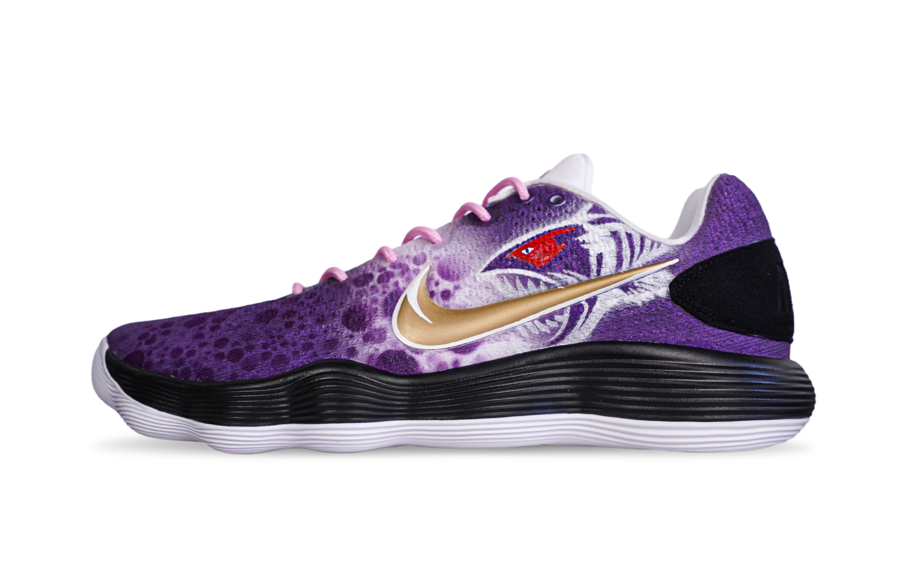 Nike Hyperdunk 2017 Low top Basketball Shoes Unisex Purple