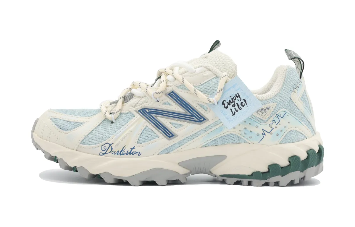 New Balance 610T Bolanmske Blue Cushioning Slip Resistant Abrasion Resistant Low top Hiking Shoes Unisex Light Blue
