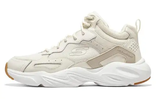 Skechers Stamina Airy Mesh, Artificial Leather Low top Chunky Sneakers Men's Natural