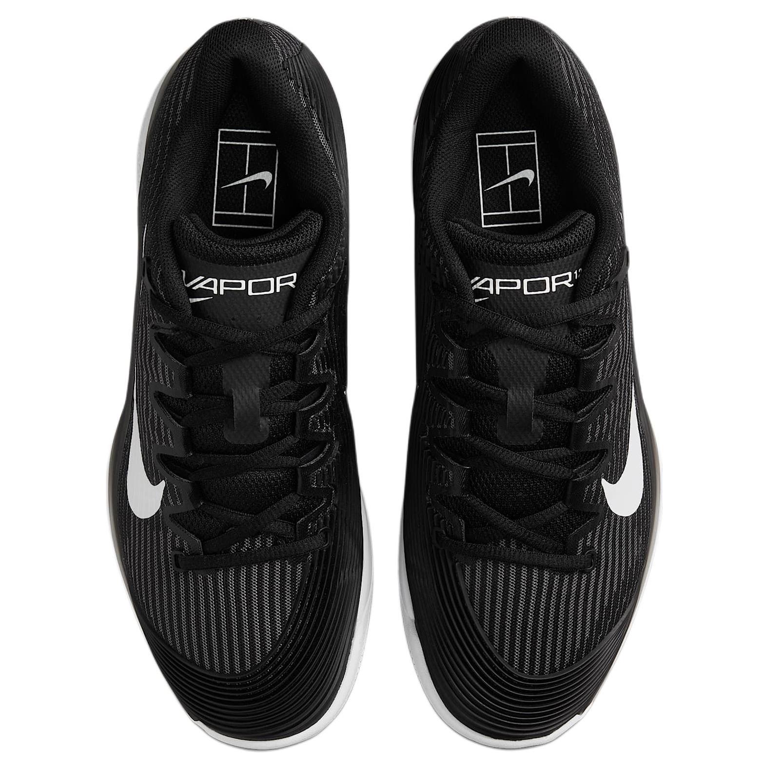 Nike Court Air Zoom Vapor 12 Hc Black Dark Smoke Grey White Women’s