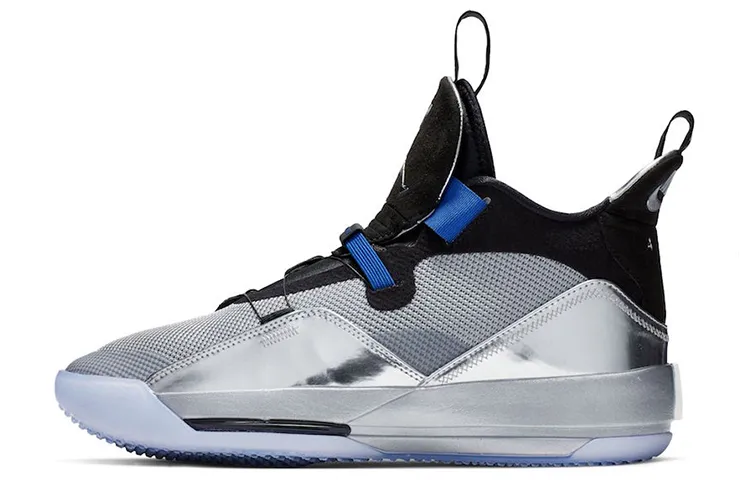 Jordan Air Jordan 33 All Star Fabric High top Air Performance Basketball Shoes Men's Silver