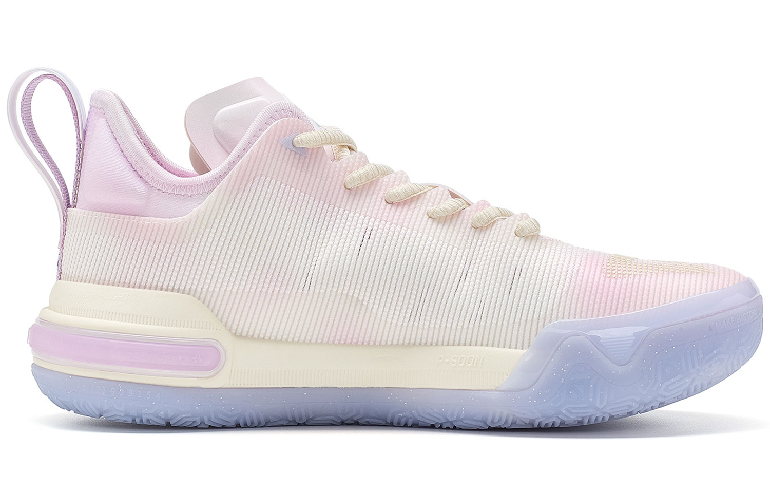 PEAK Andrew Wiggins AW1 Integrated Version Taichi Mid top Performance Basketball Shoes Women’s Camellia Pink