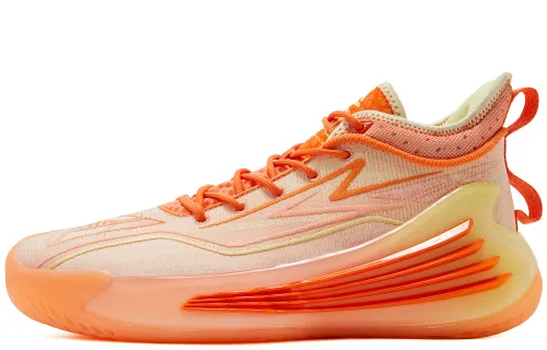 PEAK Basketball Shoes Men's Low Top Persimmon Orange