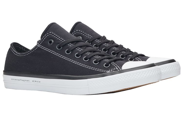 Кеды Converse Fragment Design x Converse Chuck Taylor All Star SE OX Black (черно-белые) — Чёрный / белый — фото 3