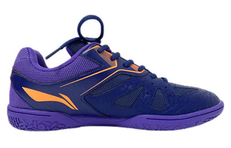 Li Ning Cushioning, Wear Resistant Low top Table Tennis Shoes Unisex Navy