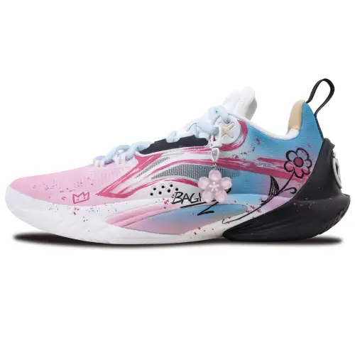 Li Ning Speed 10 Basketball Shoes Men's Low Top White