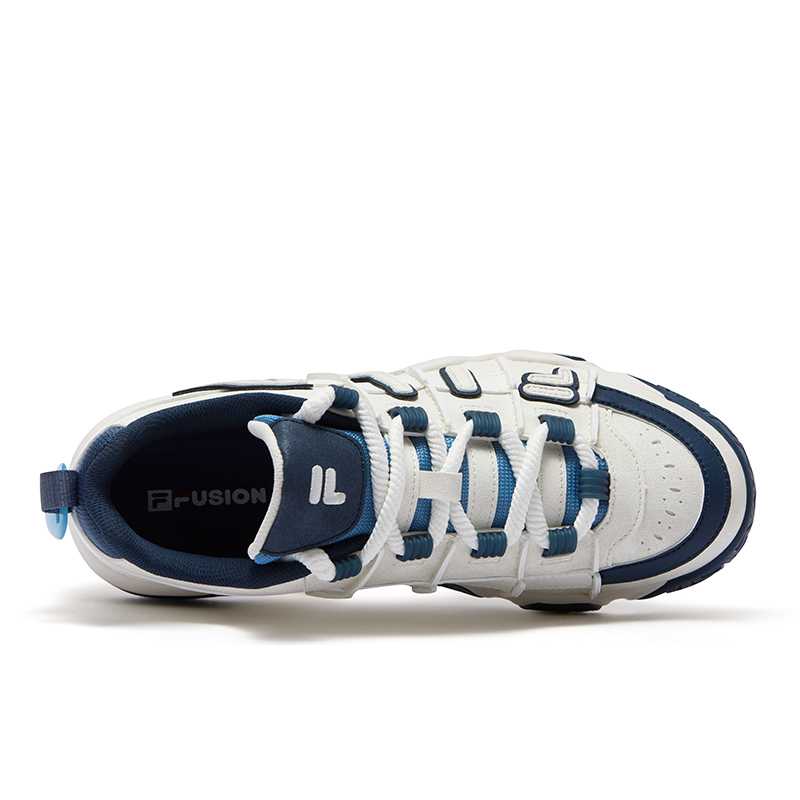FILA FUSION BUSTER Puffy Shoes Textile, Synthetic Leather Low top Basketball Shoes Men’s Snow Ceramic Basket