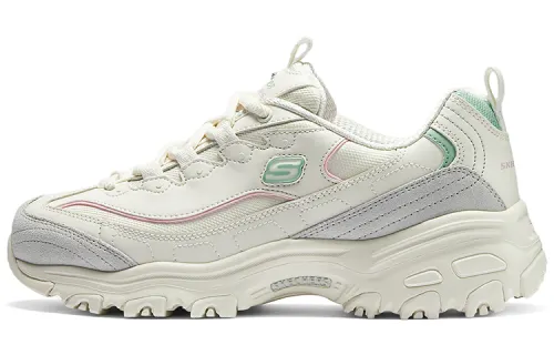 Skechers D'Lites 1.0 Textile, Synthetic Leather, Split Cow Leather