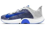 Nike Air Zoom GP Cushioning Slip Resistant Abrasion Resistant Low top Tennis Shoes Men's Gray Blue White