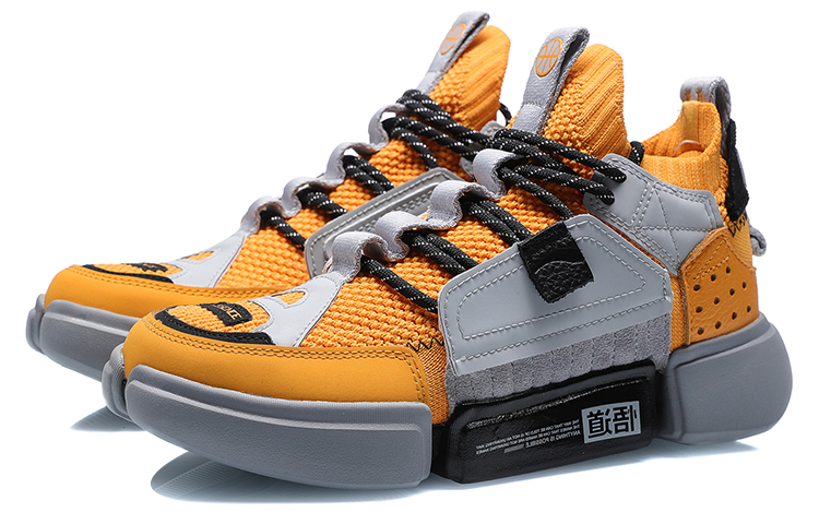 Li Ning Essence 2 Cushioning Slip Resistant Abrasion Resistant Mid top Vintage Basketball Shoes Women’s Yellow Black