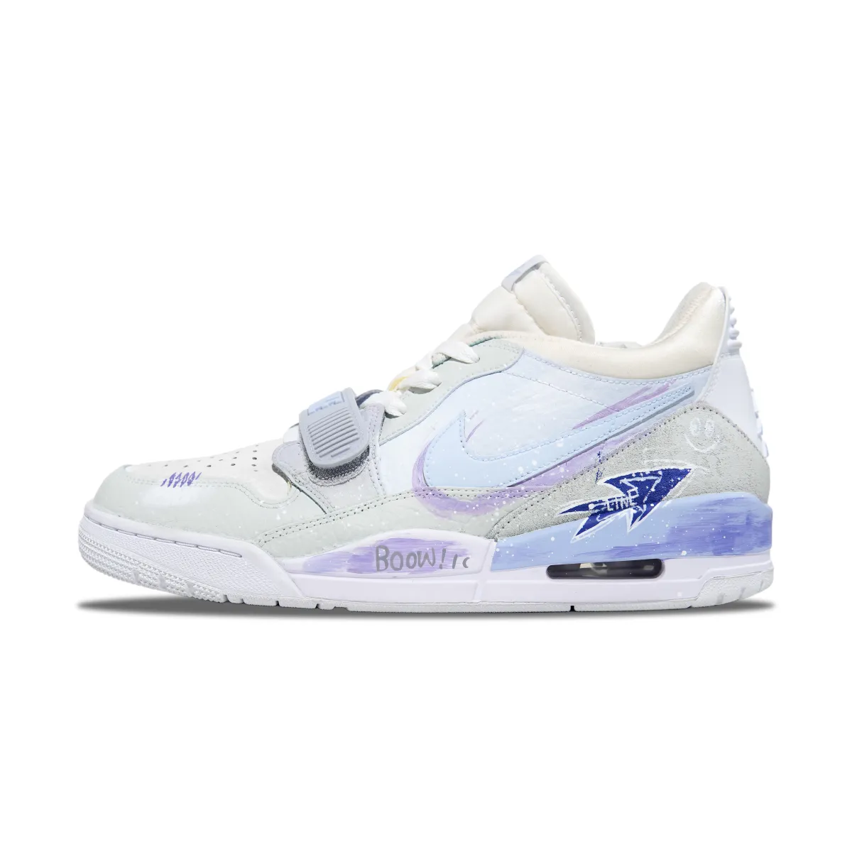 Jordan Air Jordan Legacy Cushioning Slip Resistant Abrasion Resistant Coverage Low top Vintage Basketball Shoes Men's