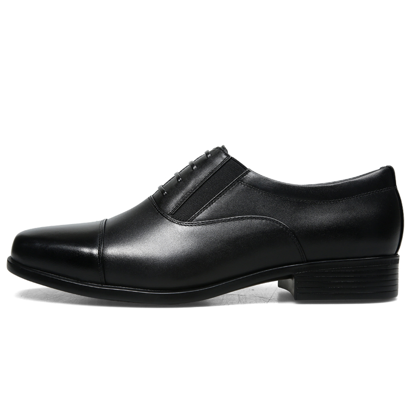 Qiangren 3515 three-joint leather shoes, genuine leather breathable business casual shoes, formal shoes, derby shoes, three-joint shoes, men's style