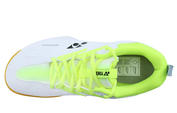 YONEX Power Cushion Badminton Shoes Unisex Low Top White/Yellow
