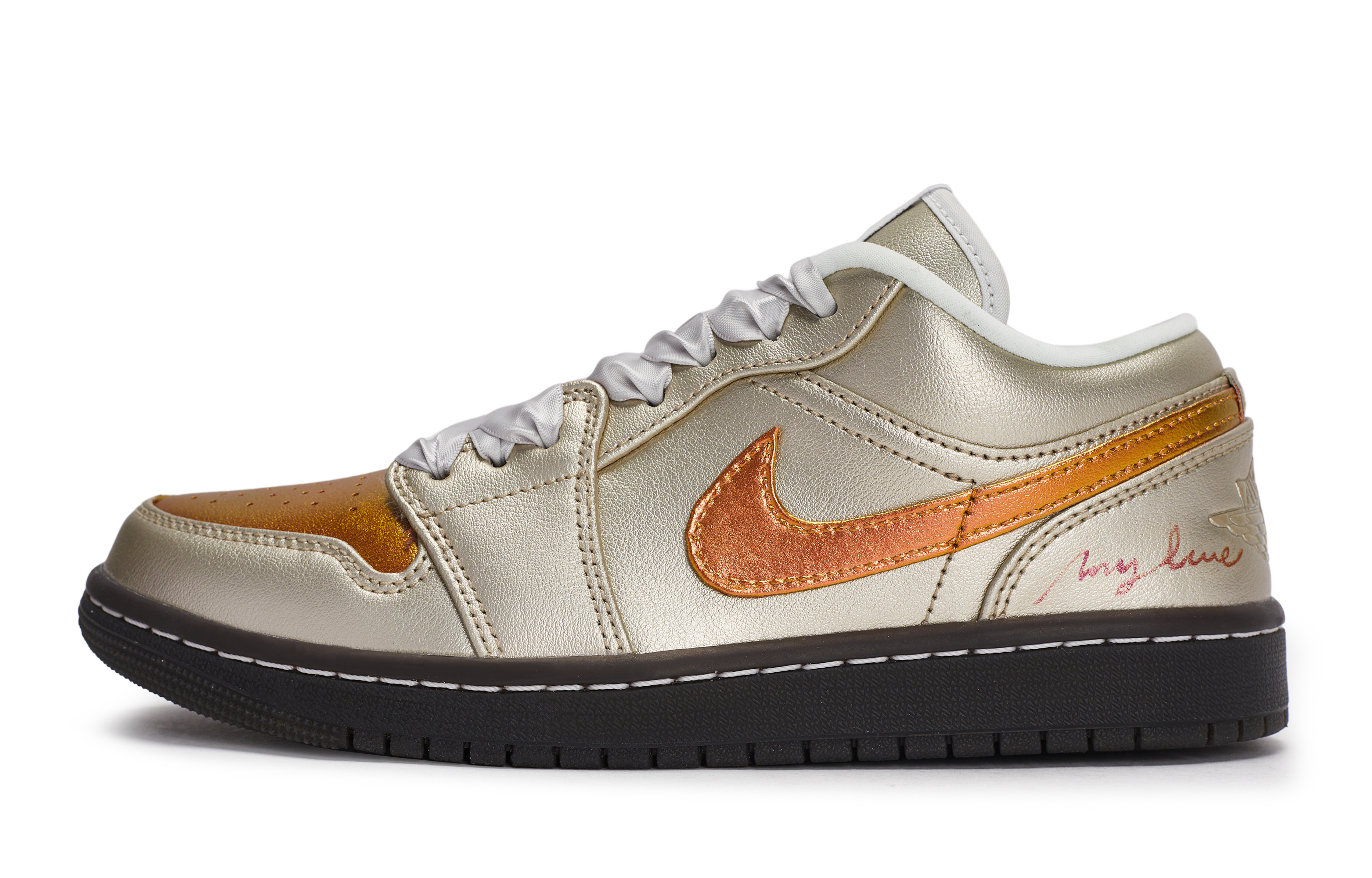 Jordan Air Jordan 1 811 Manufacturing, Afterglow Phantom, Special Shoe Box Slip Resistant Abrasion Resistant
