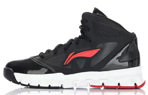 Li Ning Cushioning Slip Resistant Abrasion Resistant High top Basketball Shoes Men's