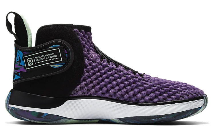 Баскетбольные кроссовки Nike UNVRS Air Zoom (фиолетовые) — Фиолетовый — фото 2