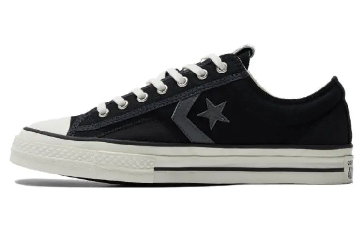 Converse Star Player 76 Low top Canvas Shoes Unisex Black