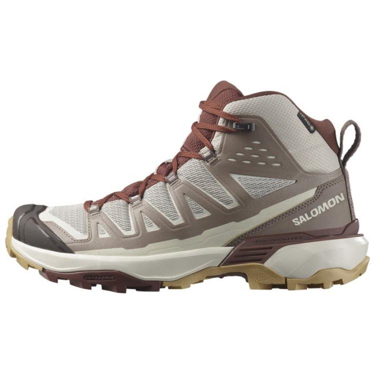 Женские ботинки Salomon X ULTRA 360 Edge Mid GTX (серые)
