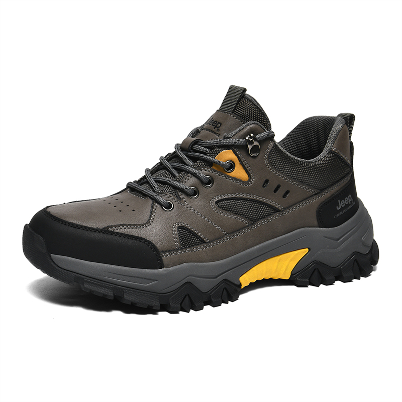 Jeep Cow Split Leather Low top Hiking Shoes Men’s