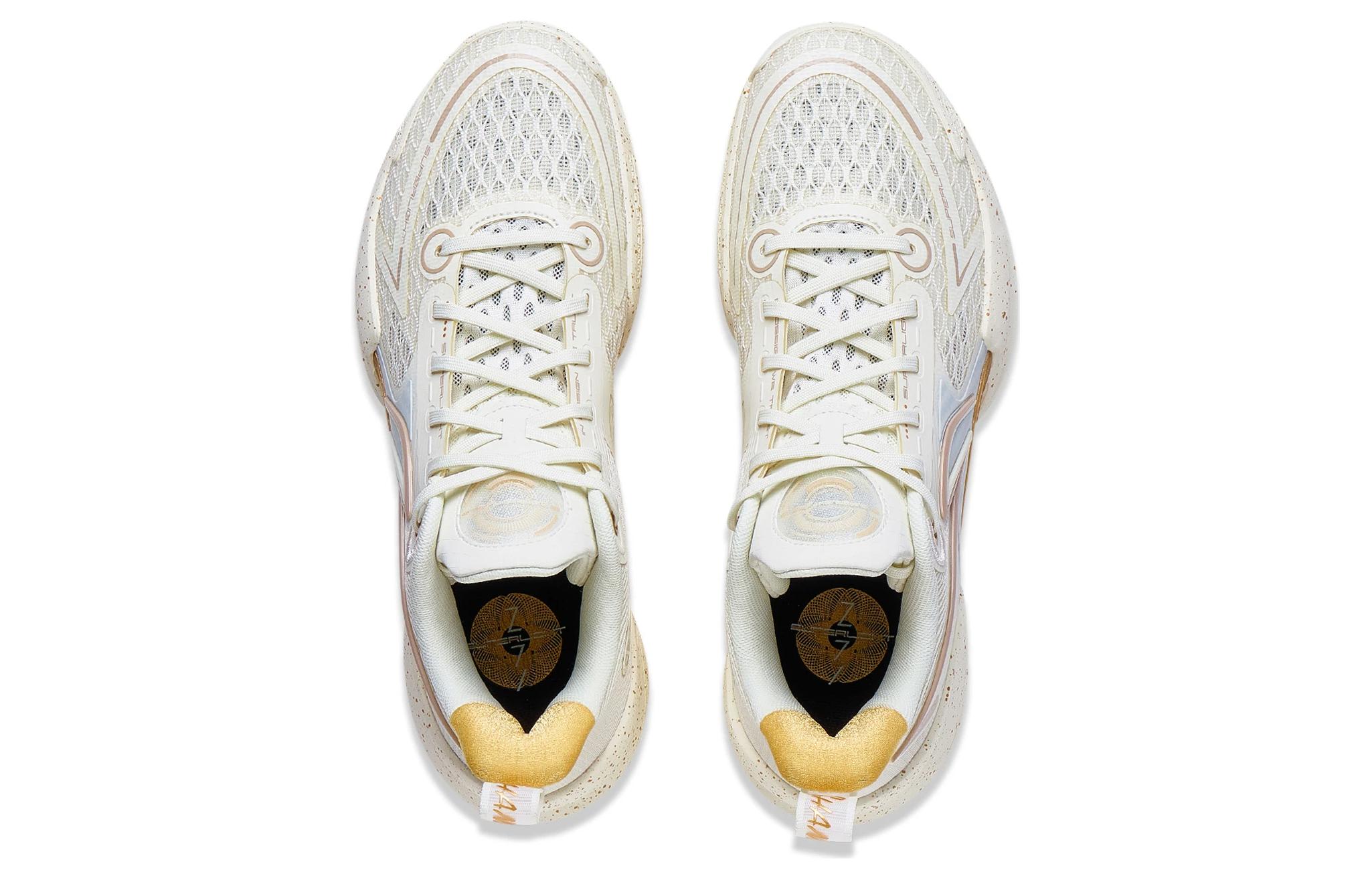 Li Ning Super Light V2 Cushioning Slip Resistant Abrasion Resistant Breathable Support Lightweight Rebound Low top