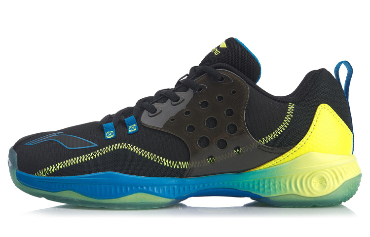 Li Ning 2 V2 Textile, Synthetic Leather Cushioning Slip Resistant Abrasion Resistant Support Rebound Low top
