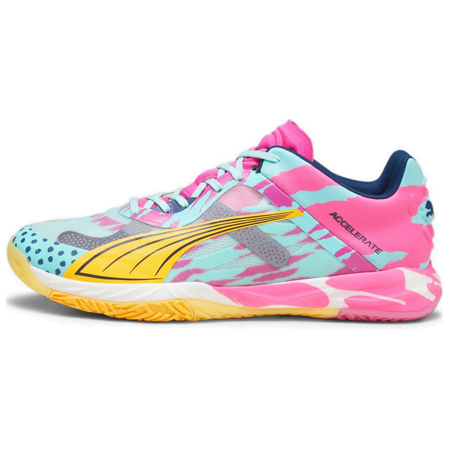 PUMA Accelerate Low top Training Shoes Unisex Pink Blue