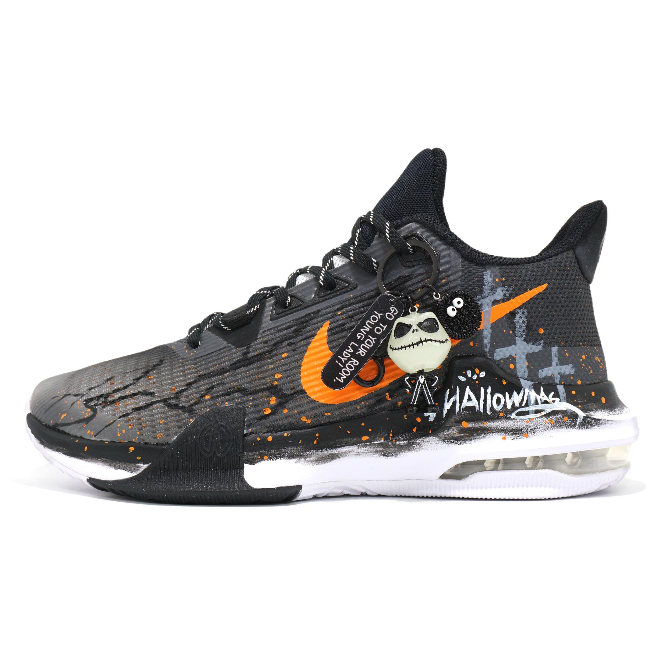 Nike Air Max Impact 3 Basketball Shoes Men’s Low Top Black/White/Gray/Orange