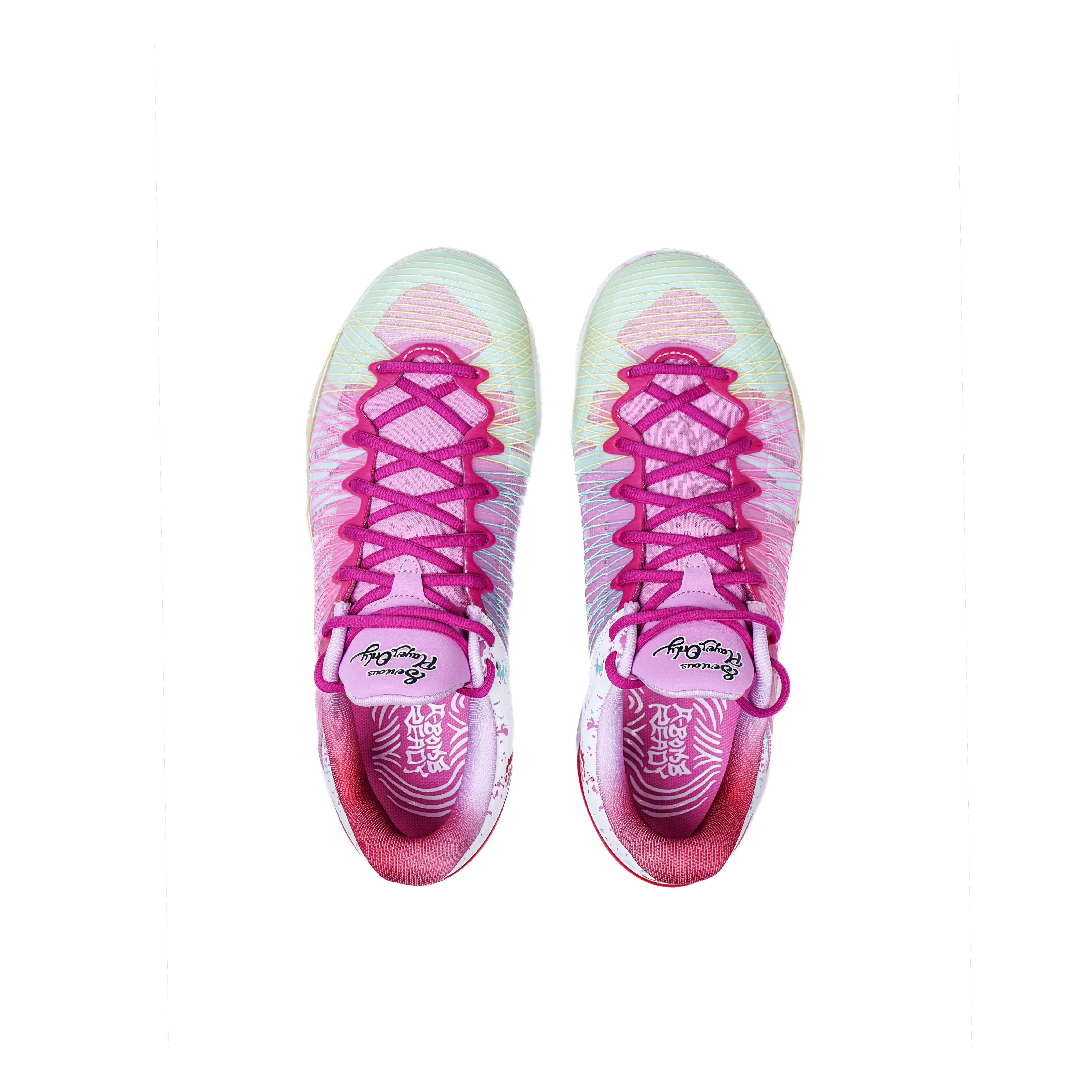 Serious Player Only Player 1 Low top Basketball Shoes Men’s White Pink