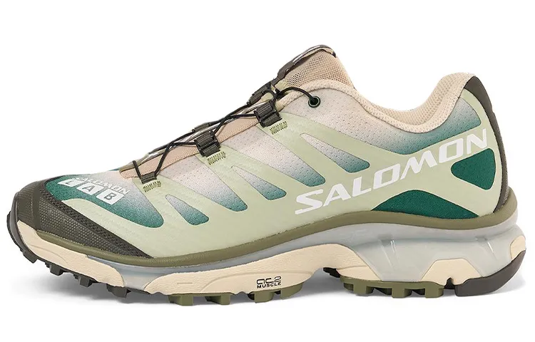 SALOMON x Notre XT 4 Breathable Low top Running Shoes Unisex Green White