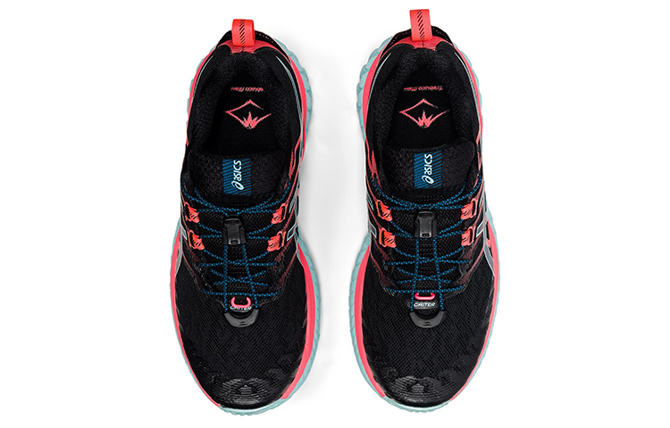 ASICS Trabuco Max Black Blazing Coral Women's