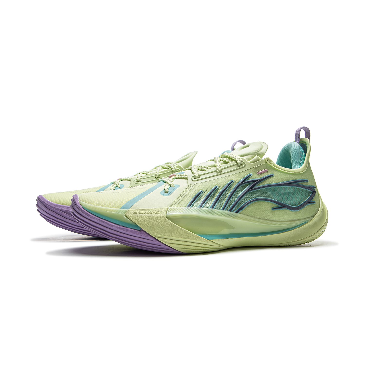 Li Ning Sonic 13 Cushioning Slip Resistant Abrasion Resistant Breathable Support Rebound Anti Twist Grip Low top