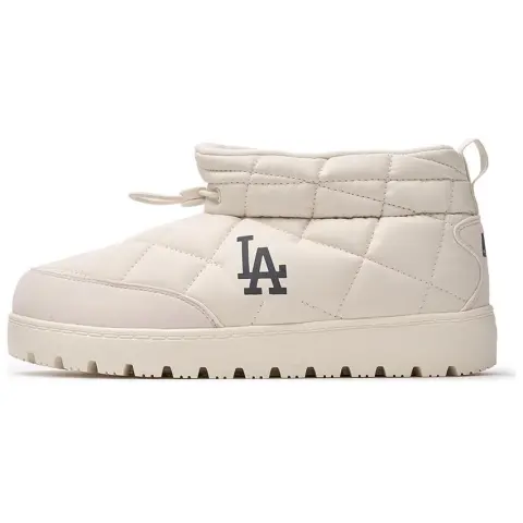 MLB LA DODGERS Ankle Boots Unisex Ecru