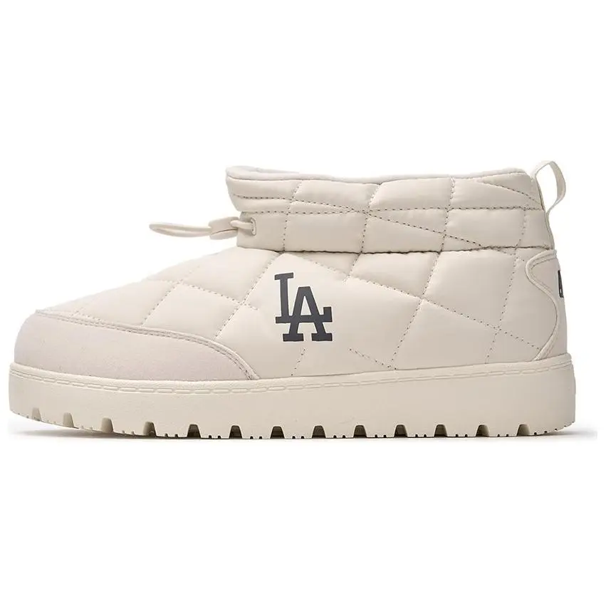 MLB LA DODGERS Ankle Boots Unisex Ecru