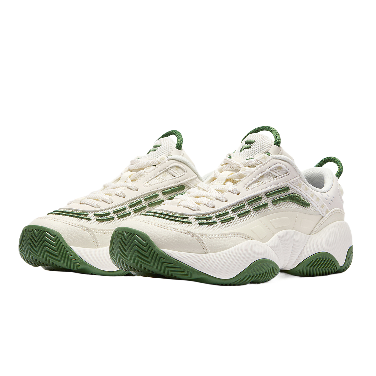 FILA FUSION FIRE Low top Vintage Basketball Shoes Women’s White Green