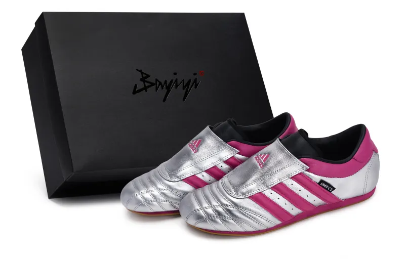Adidas Originals Taekwondo 811 Manufacturing, Neon Silver Wings, Special Shoe Box Low top Training Shoes Women's