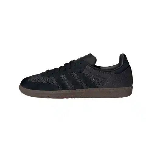 Adidas Originals Samba Textile, Leather Low top Training Shoes Women's Black Umber