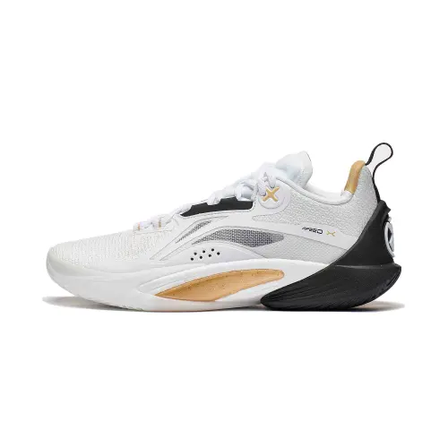 Li Ning Speed 10 Cushioning Slip Resistant Abrasion Resistant Breathable Low top Basketball Shoes Men's White