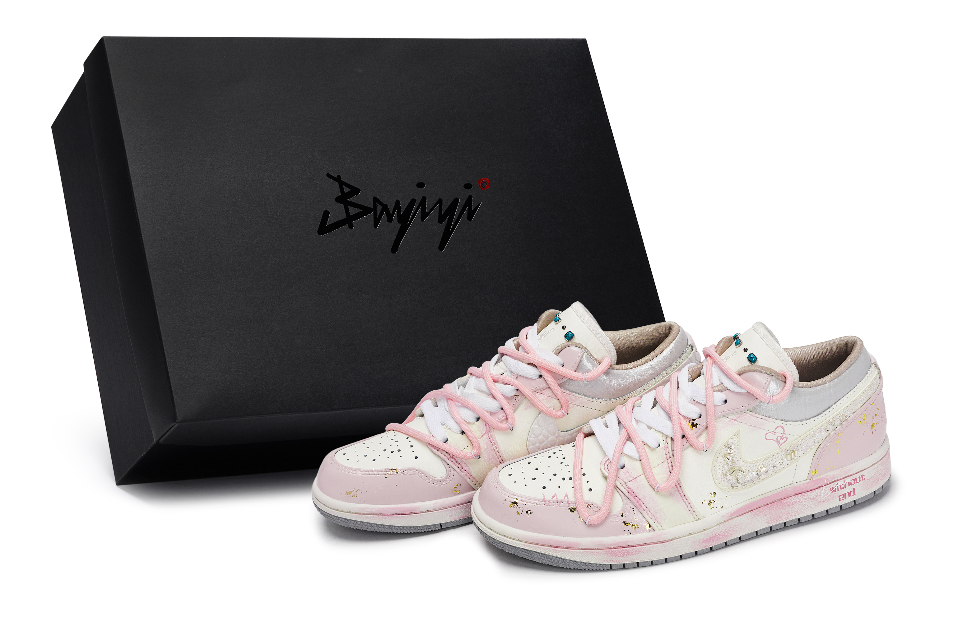 Jordan Air Jordan 1 811 Manufacturing, Heartbeat Fragment, Special Shoe Box Abrasion Resistant Abrasion Resistant