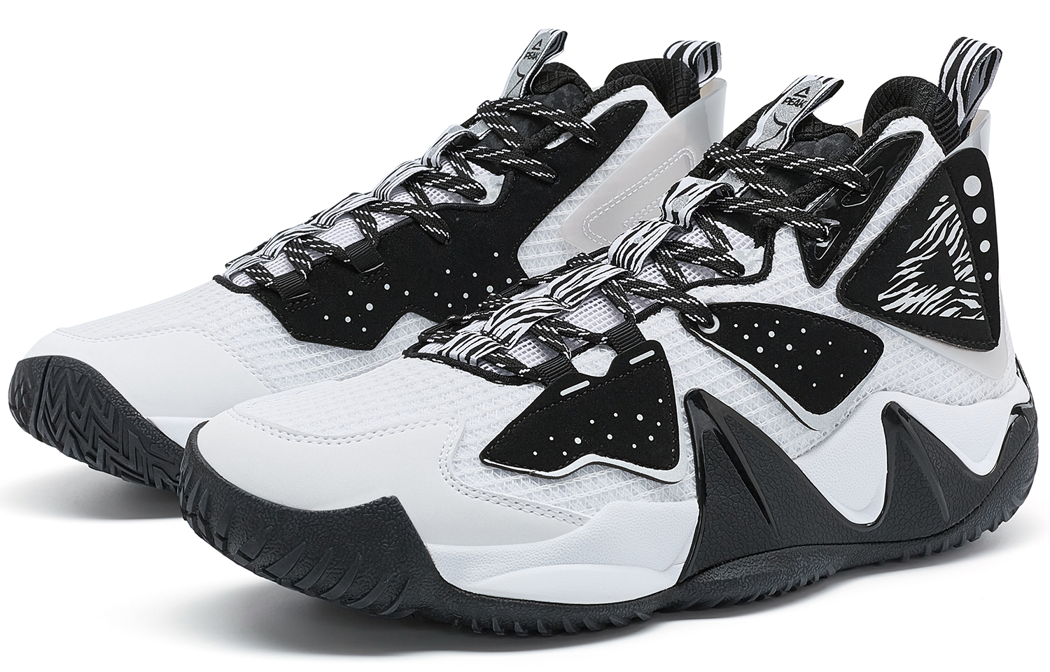 PEAK Beast Plus Mesh, Synthetic Leather Cushioning Slip Resistant Abrasion Resistant Mid top