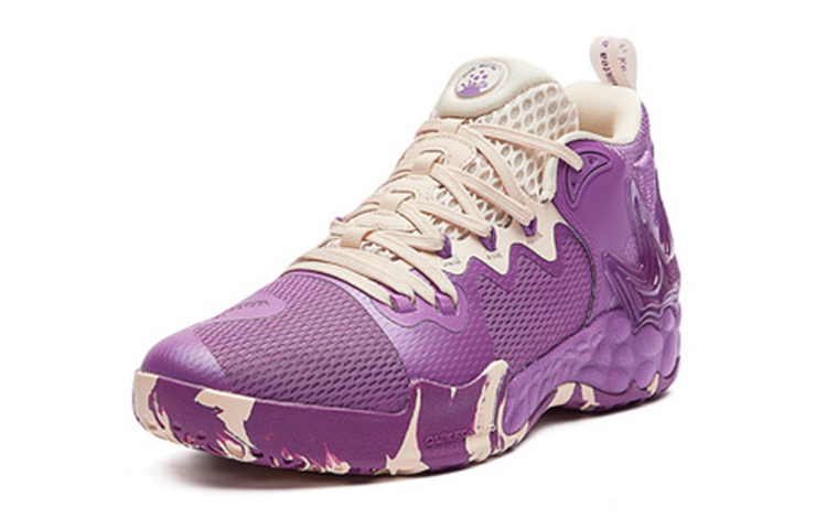 361° LAVA Mesh Cushioning Slip Resistant Abrasion Resistant Mid top Basketball Shoes Men’s