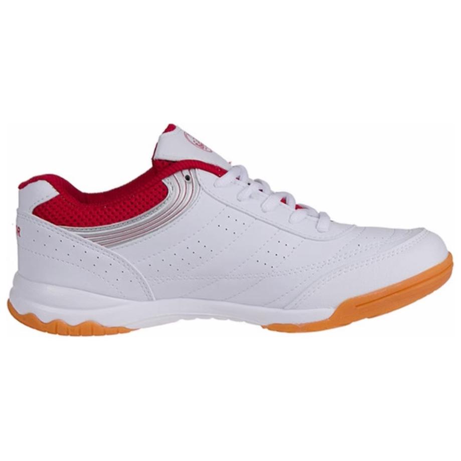 Warrior Comfortable Round Toe Cushioning Low top Training Shoes Unisex White Red