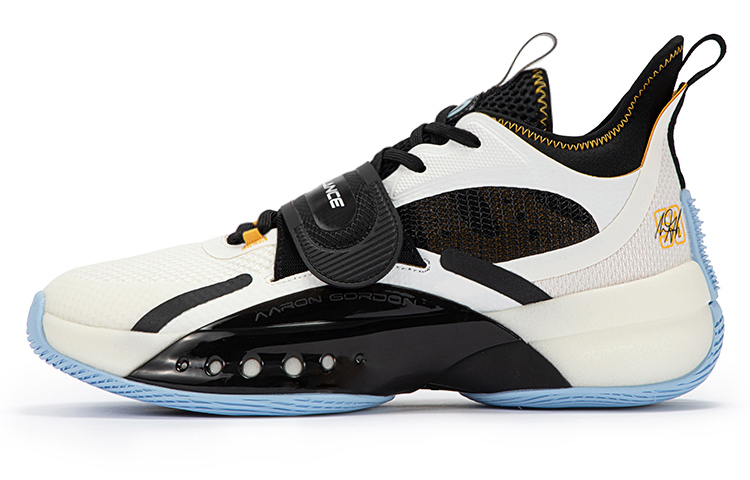 361° Zen 4 Basketball Shoes Men's Mid Top Feather White/Obsidian Black