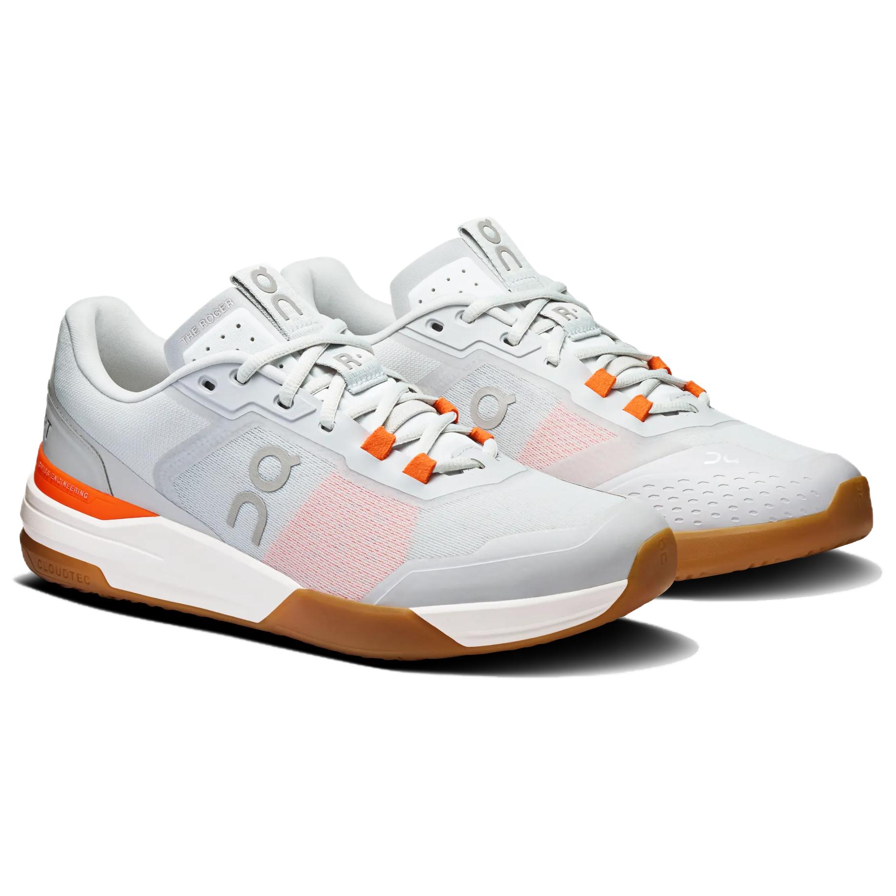 On The Roger Advantage Abrasion Resistant Abrasion Resistant Low top Tennis Shoes Men’s Gray White
