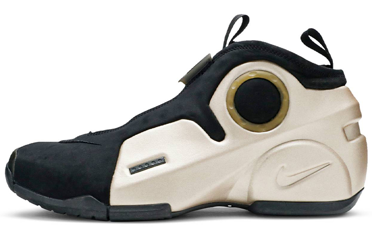 Nike Air Flightposite 2 KG non-slip lightweight mid-top retro basketball shoes men's champagne color