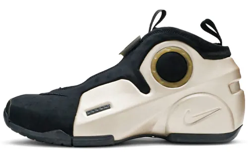 Nike Air Flightposite 2 KG non-slip lightweight mid-top retro basketball shoes men's champagne color