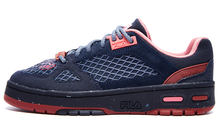FILA FUSION X Marcelo Burlon Teratach Low Shoes ‘Navy Red’ Women’s