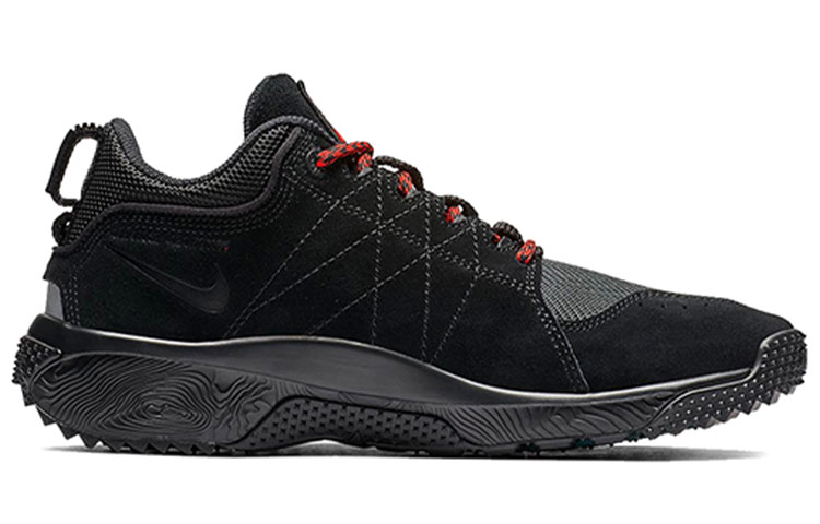 Мужские кроссовки Nike ACG Dog Mountain (черно-красные) — фото 2