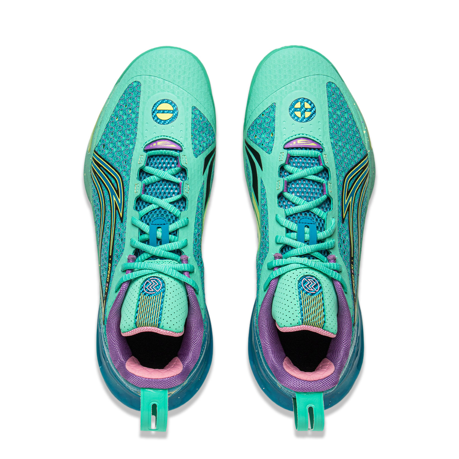 Li Ning Speed 11 Cushioning Slip Resistant Abrasion Resistant Breathable Rebound Anti Twist Grip Low top