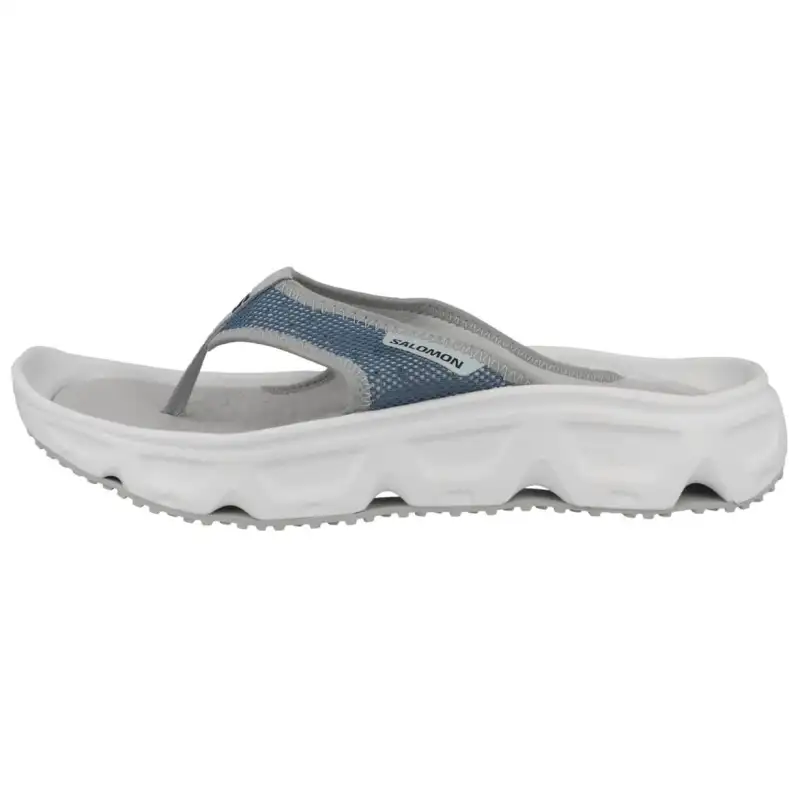 SALOMON Reelax Break 6.0 Slip Resistant Abrasion Resistant Slide Slippers Men's Dark Gray Blue