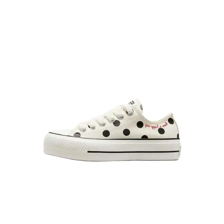 Chuck Taylor All Star Wmns Converse Lift Platform Low 'Polka Dots' Women's